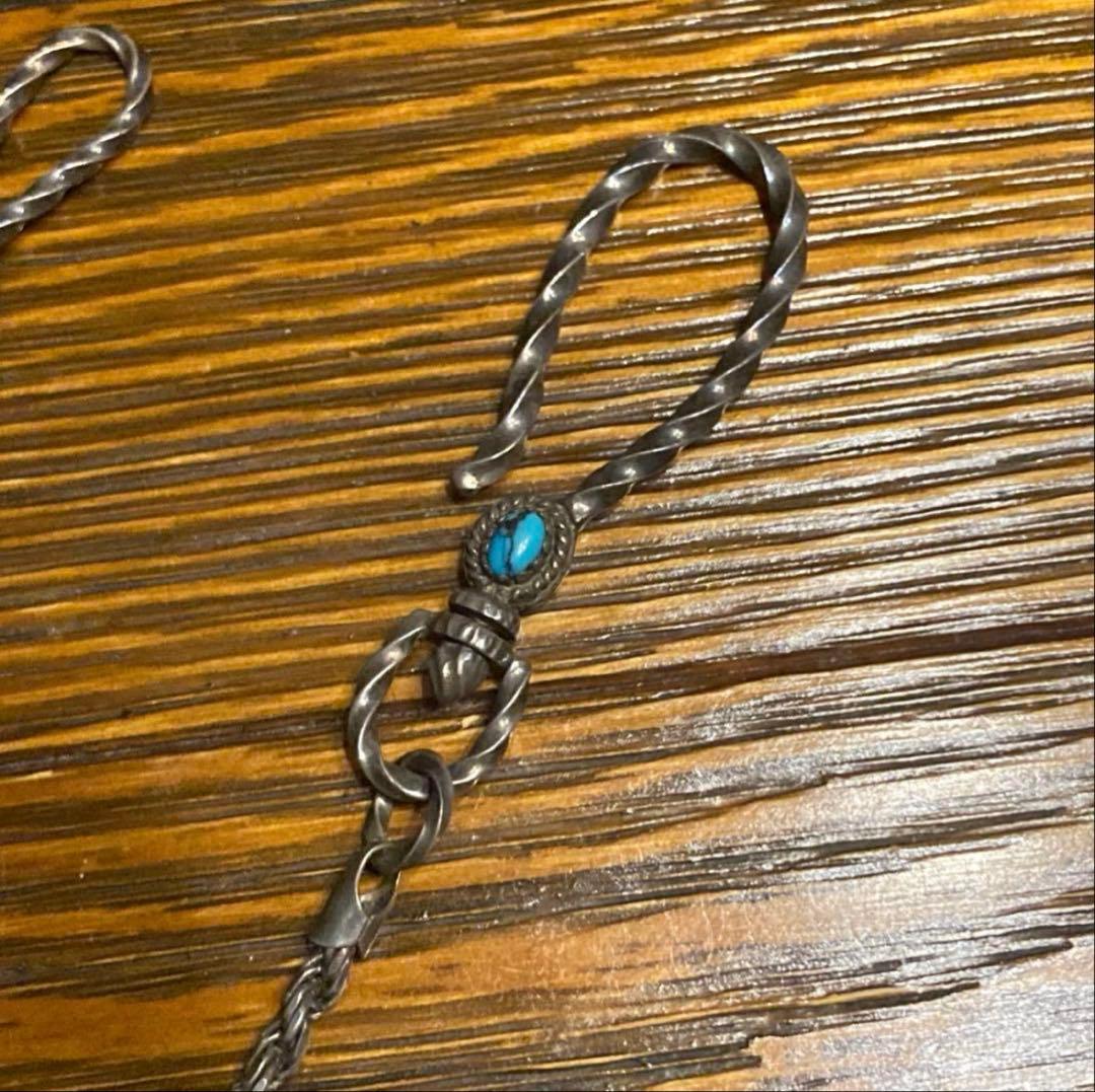 VIVIFY ビビファイ ウォレットチェーン キーチェーン シルバー ターコイズ