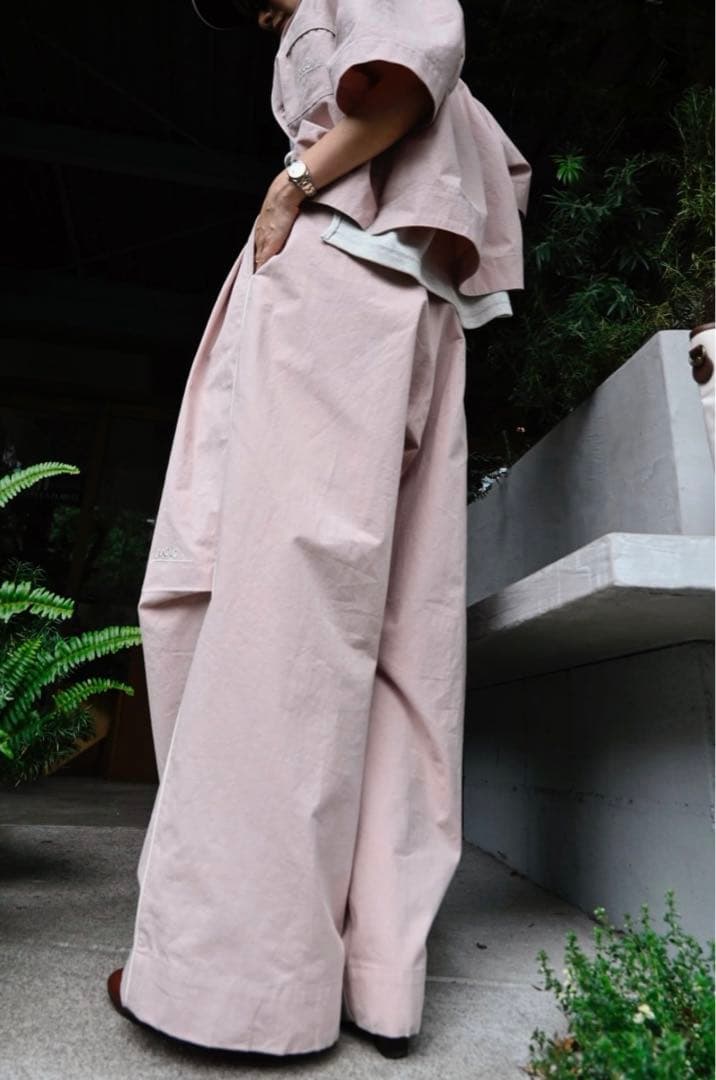 map.／PIPING COTTON TAC PANTS