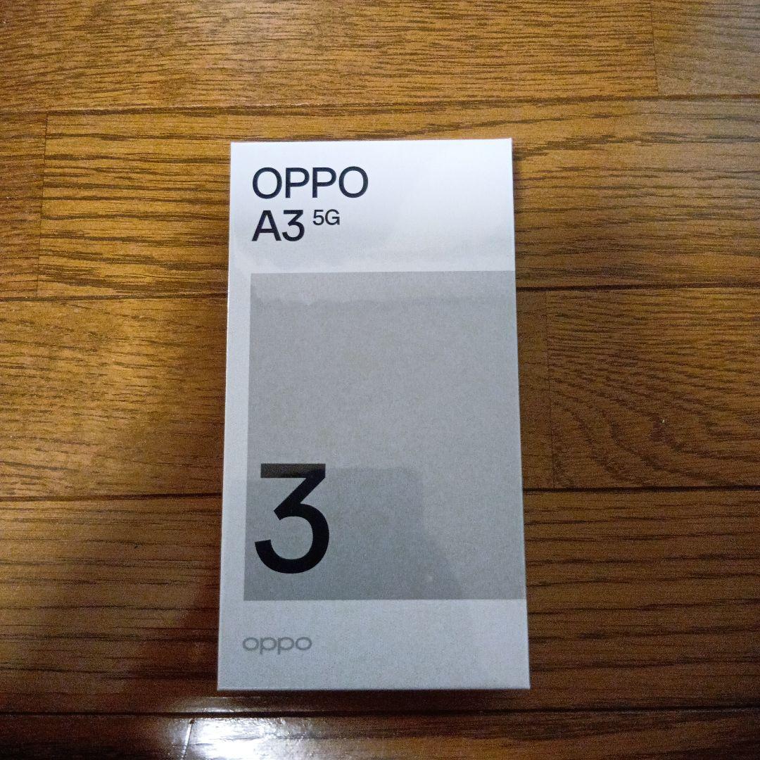 OPPO A3 5G 4GB/128GB ブラック　新品