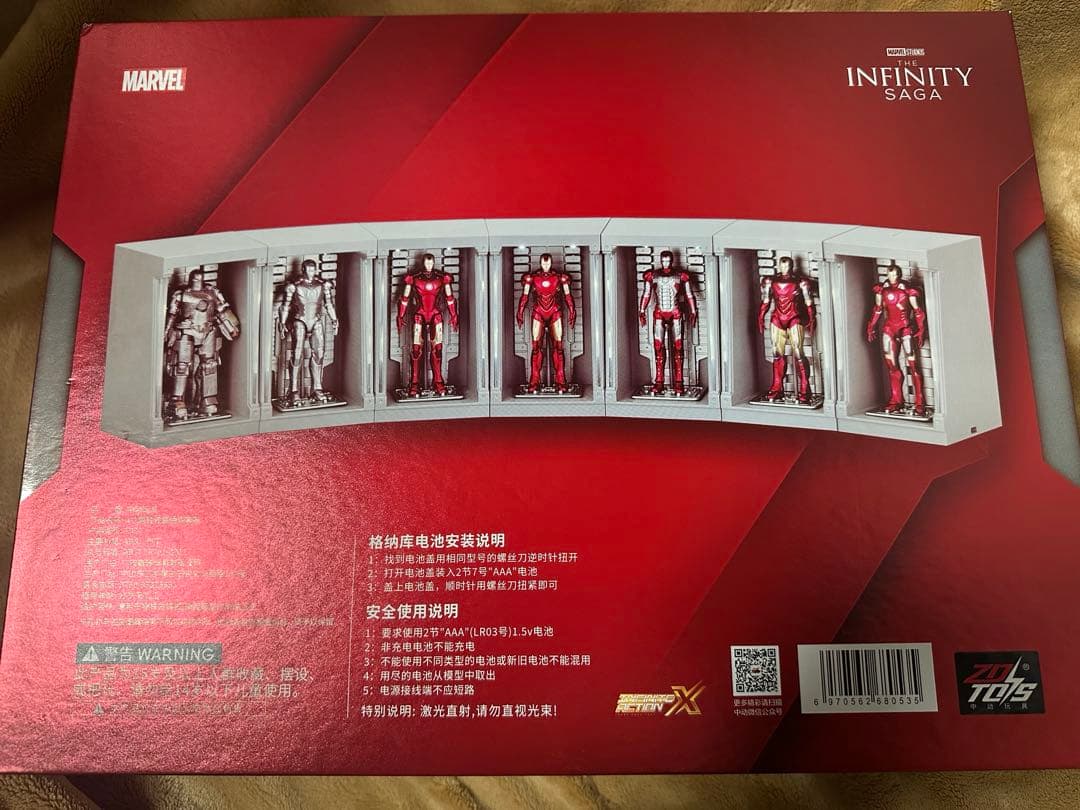 ZDTOYS アイアンマン ７体セット（マーク1～7）ホール・オブ・アーマー付き