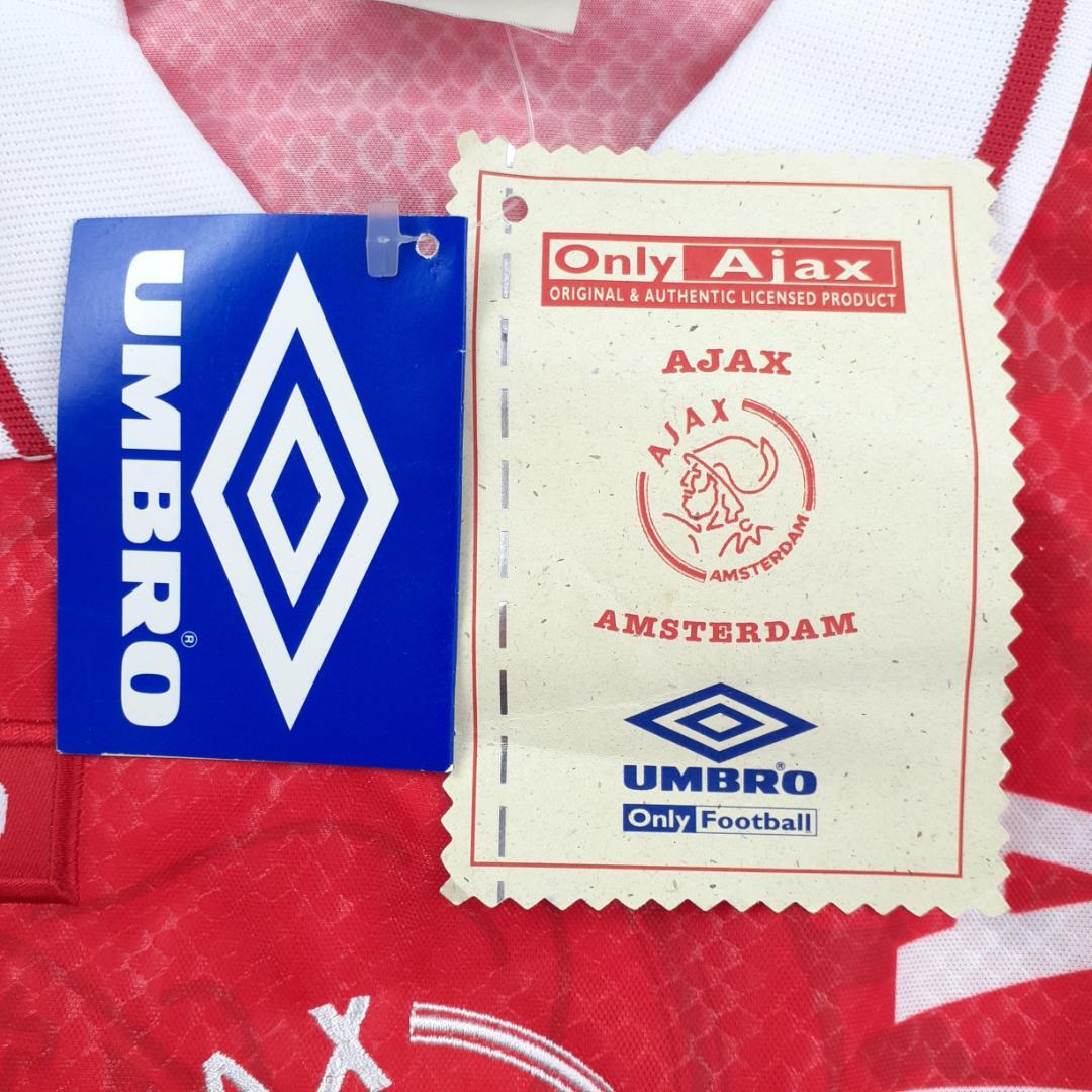 タグ付未使用保管品◎アヤックス Ajax 岡野雅行 サイン入り練習用ユニフォーム