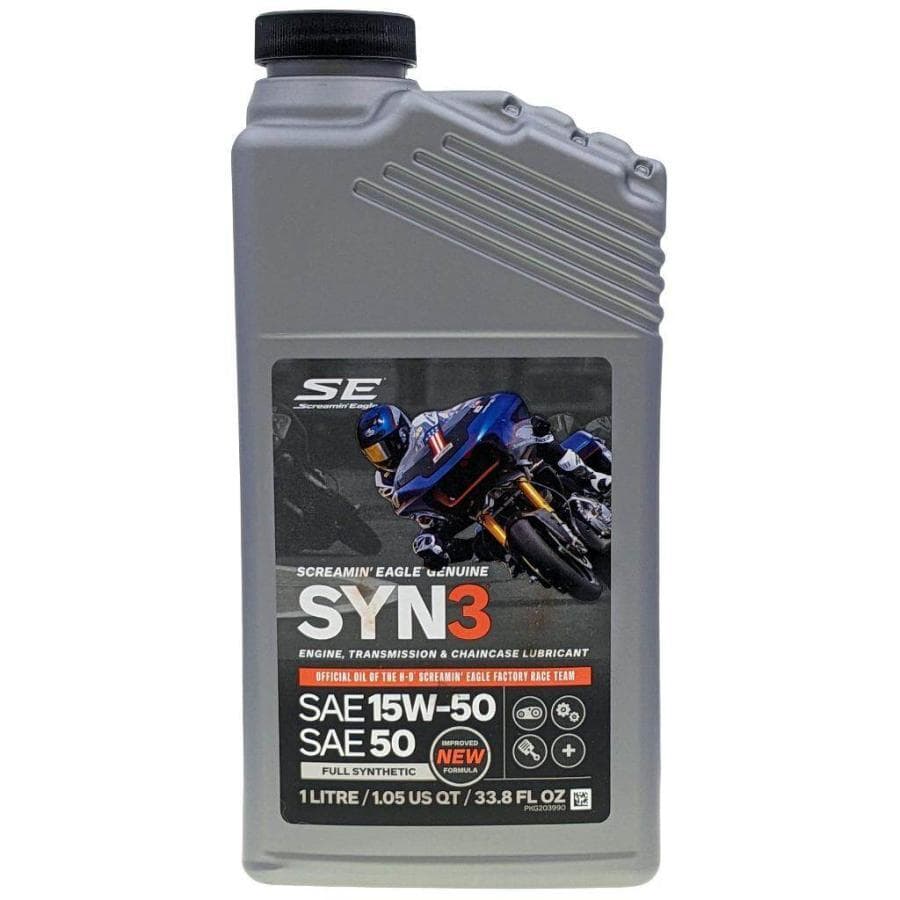 12本　ハーレー純正オイル　SYN3 100％化学合成 SAE 15w/50