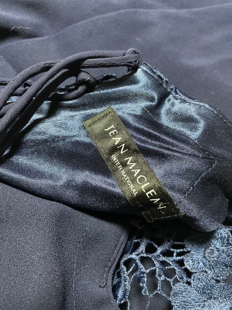 ２月限定【JEAN MACLEAN】オフショル　フラワー刺繍　高級ロングドレス