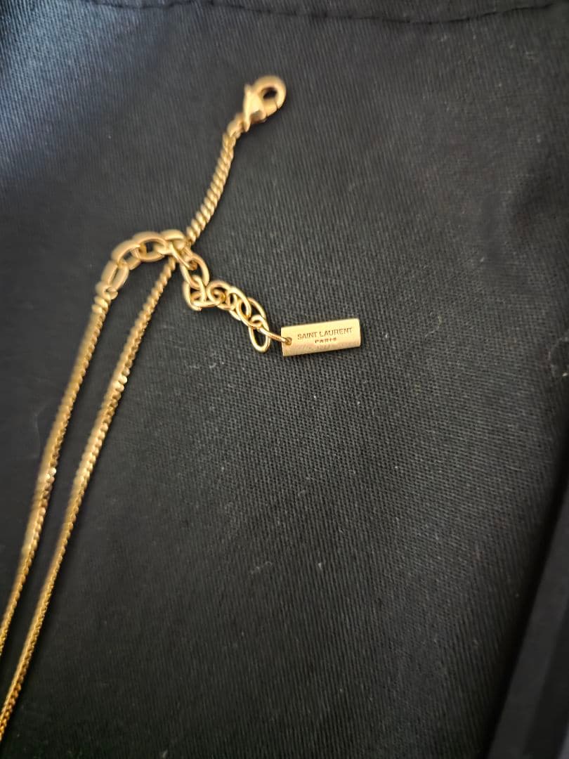 SAINTLAURENT ネックレス ツイスト モノグラム