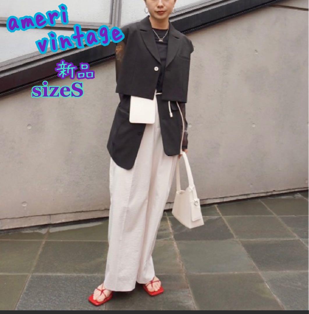 ameri 3WAY PIN TUCK LAYERED VEST2点SET❣️