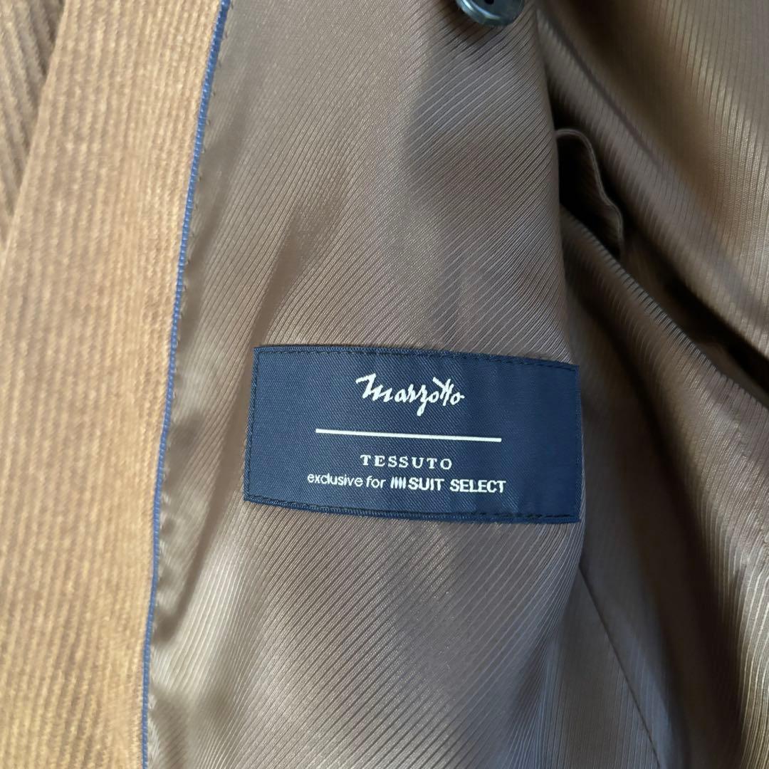 【極美品】スーツセレクト マルゾット ダブル セットアップ ブラウン Y5
