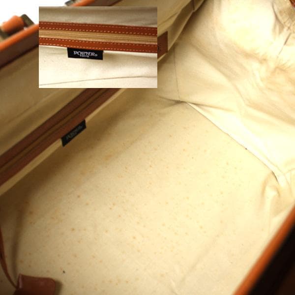 ポーター PORTER ドクターバッグ ボストンバッグ ブラウン ワンハンド