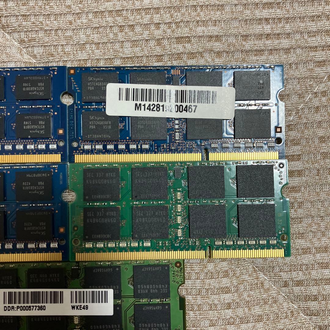 DDR3 8GB 10枚　メモリ
