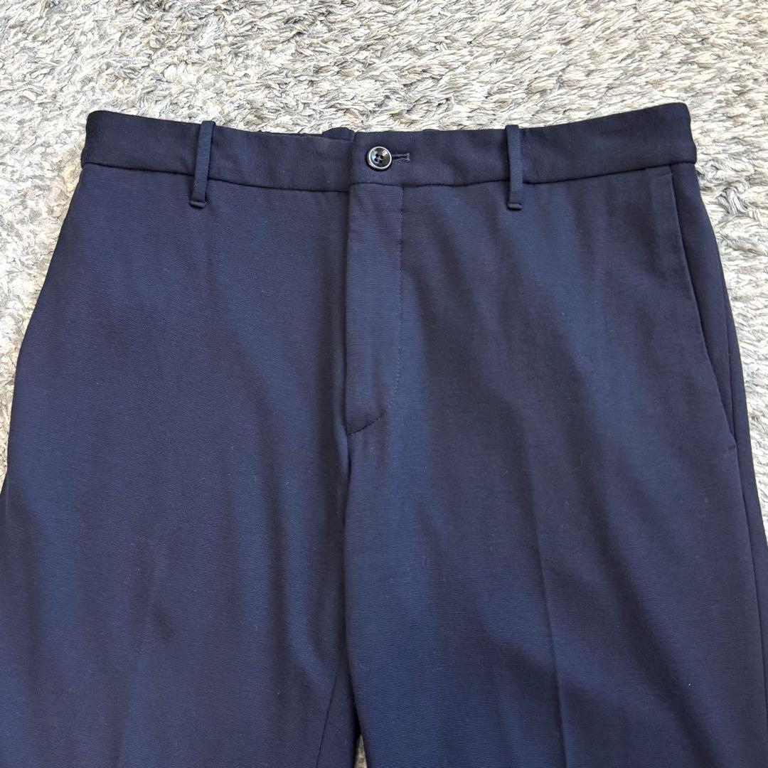 定価3.9万 インコテックス ハイコンフォート ジャージー ノープリーツ パンツ