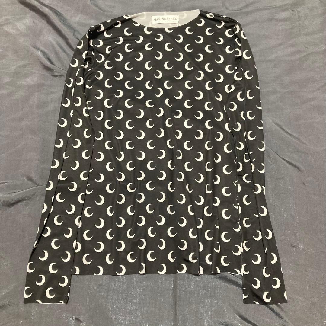MARINE SERRE 月模様 長袖Tシャツ