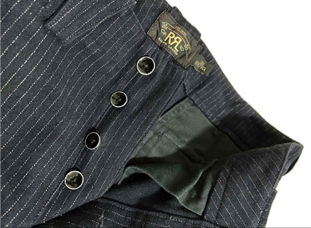 RRL ウール ストライプ スラックス パンツ W30