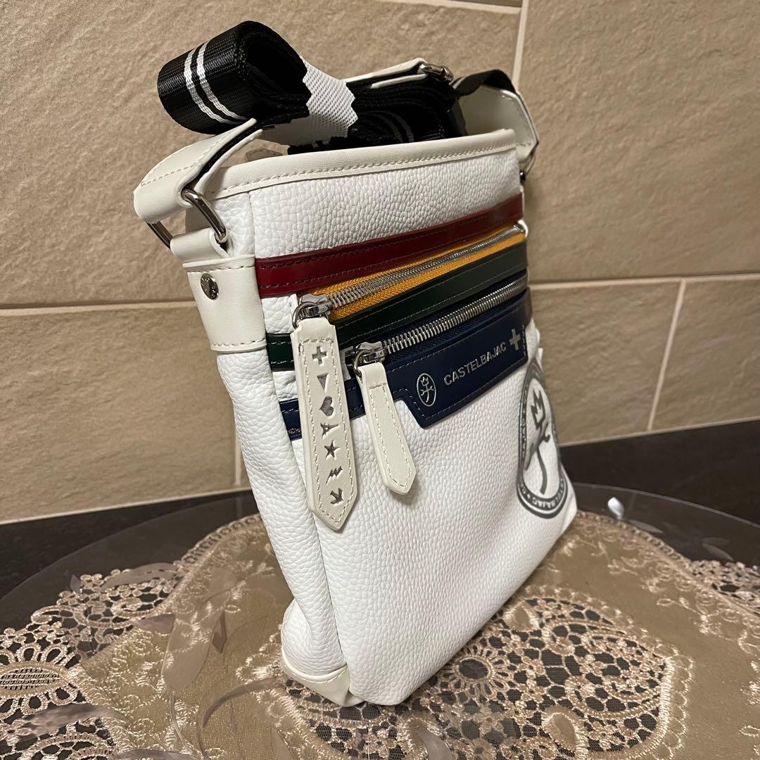 【新品】カステルバジャック　ヨット　ミニショルダーバッグ　白　15,400円