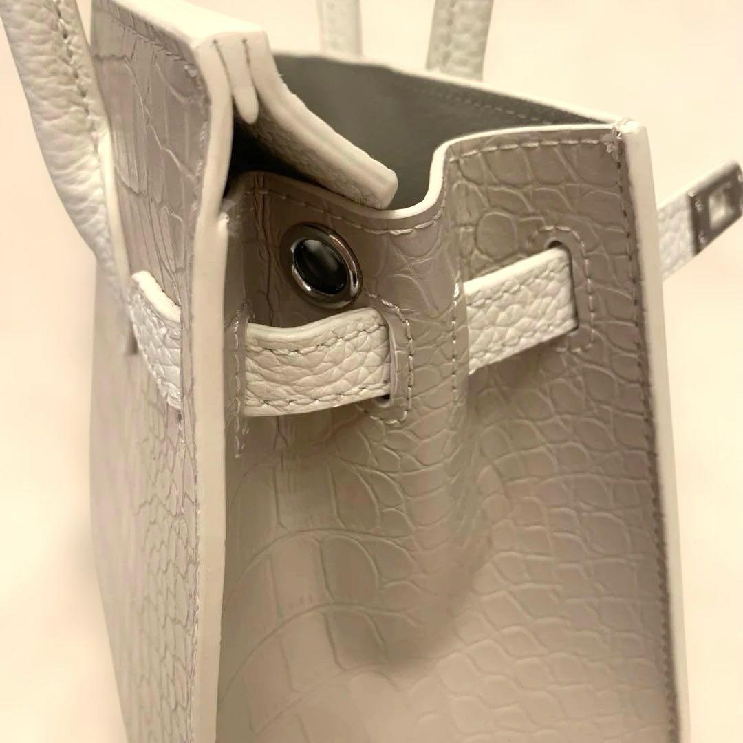 窓付きバッグ ホワイト20