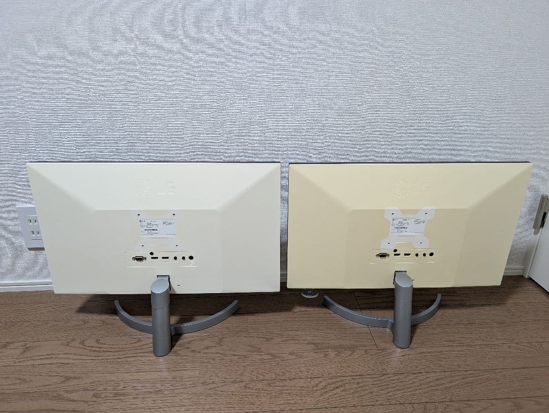 LGモニターディスプレイ24ML600S-W 23.8 24インチ 2台セット