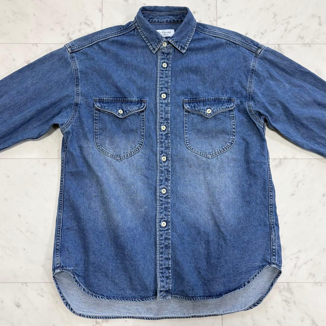 美品✨スローブイエナ　LE DENIM BDUシャツ　デニムシャツ　2025AW