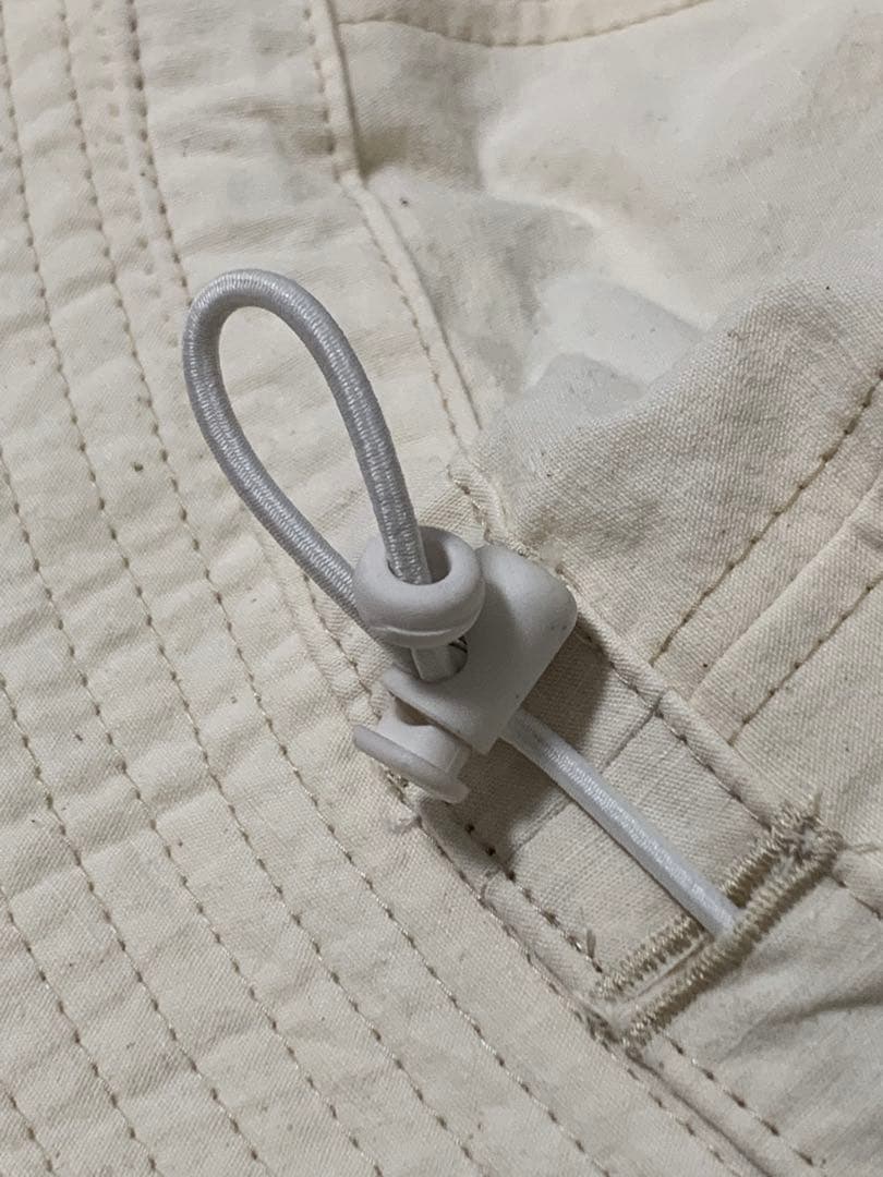 美品 PWA HEMP MIX ADJUSTABLE HAT IVORY M