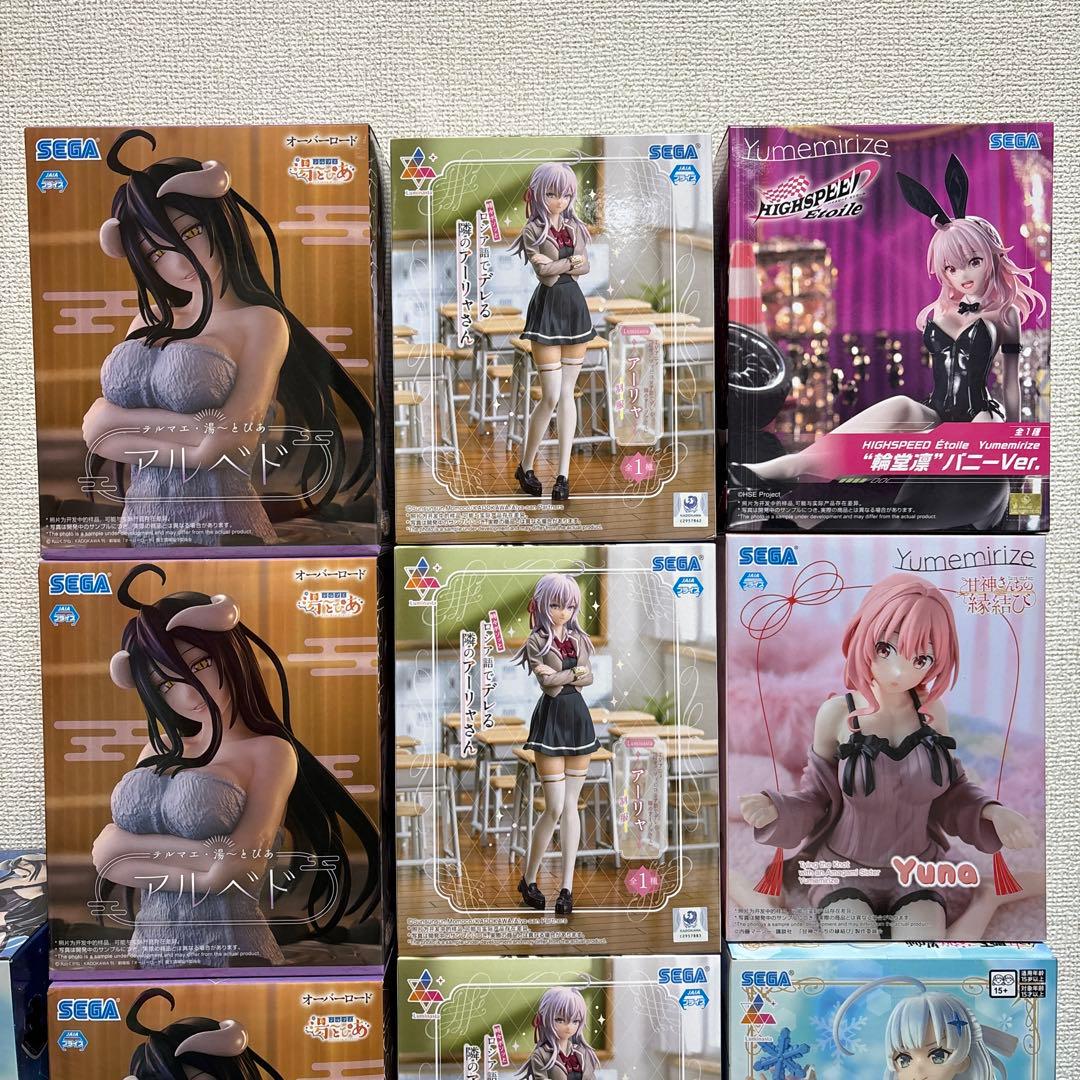 激安プライズ美少女フィギュア16体まとめ売り アルベド　アーリャ等