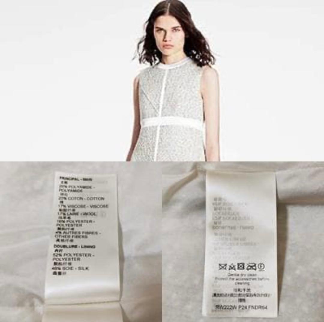 カ*シ様 極美品 LOUISVUITTON ツイード ワンピ 36 ひめかちゃん