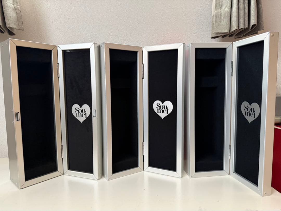 空箱　ソウメイ　2箱セット　バラ売り可　Soumei 収納ボックス　空瓶付