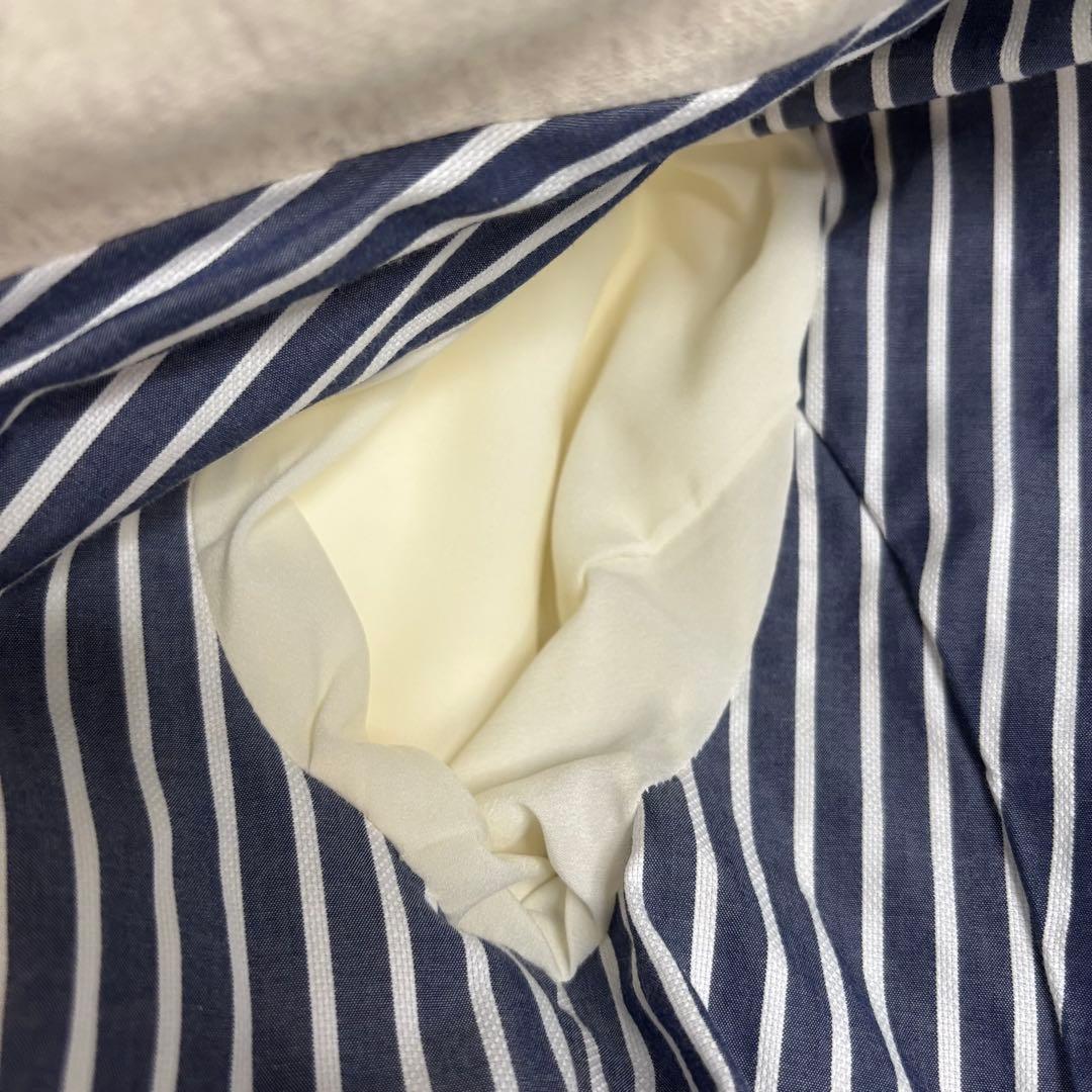 バーバリーブルーレーベル ライトグレー ダブルブレストジャケット ゴールドボタン