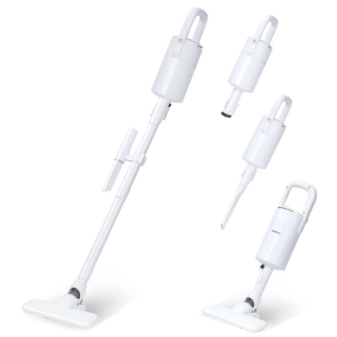 静音 軽量 コードレス サイクロンスティッククリーナー