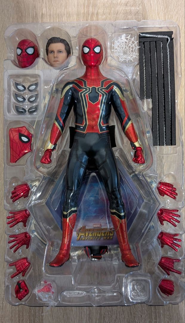 ホットトイズ 1/6スケール アイアンスパイダーマン フィギュア