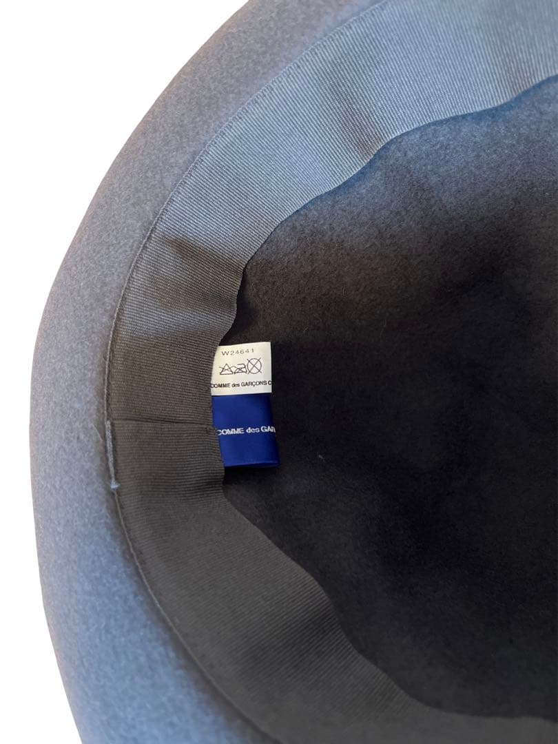 コムデギャルソン　ハット　フランス製　グレー