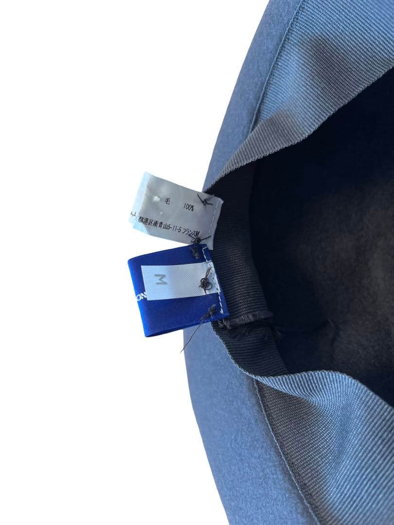 コムデギャルソン　ハット　フランス製　グレー