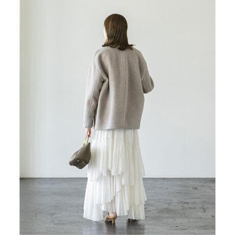 ★新品★ NOBLE ノーブル MTRカラーレス ジップショートコート