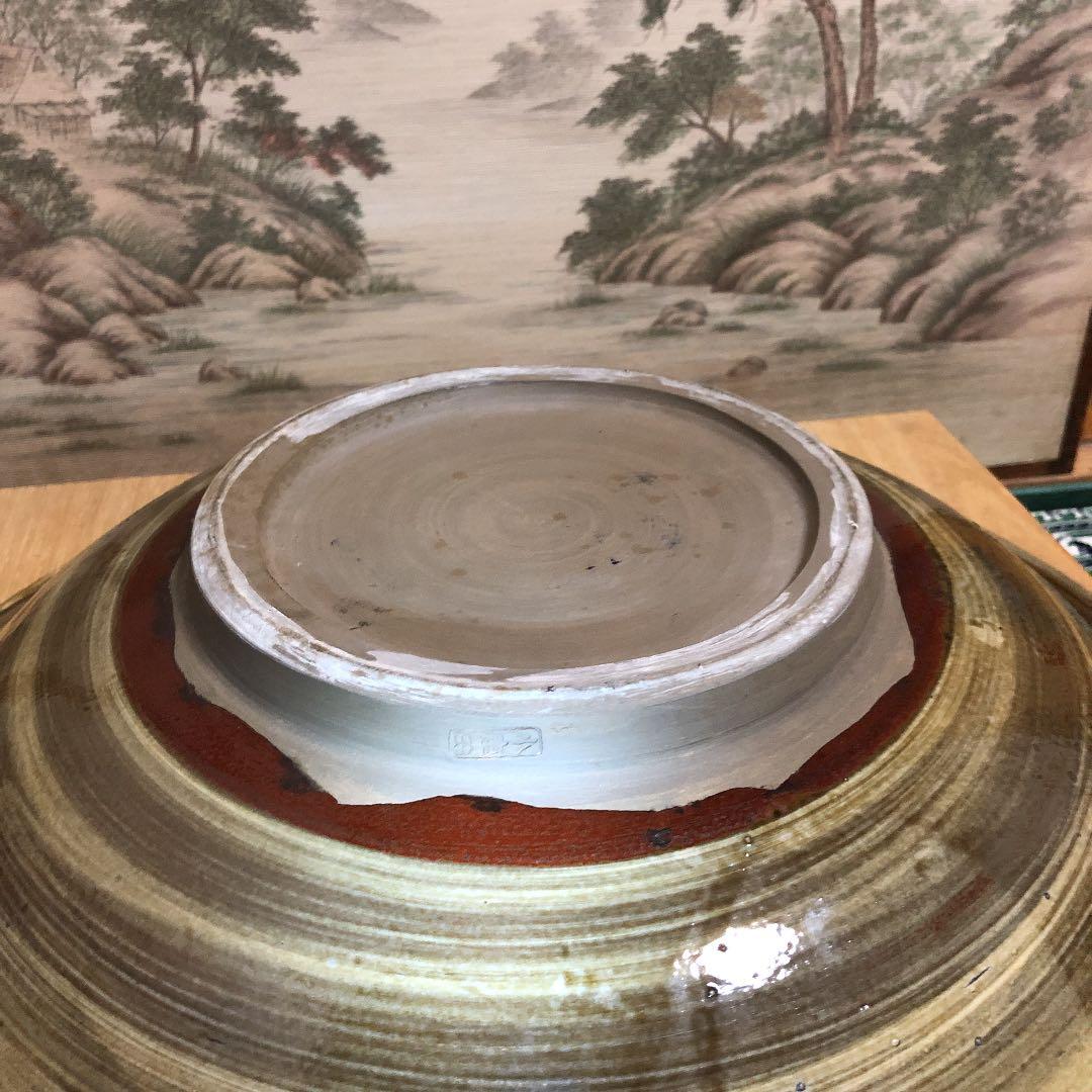 小鹿田焼 特大皿 骨董品 美術品