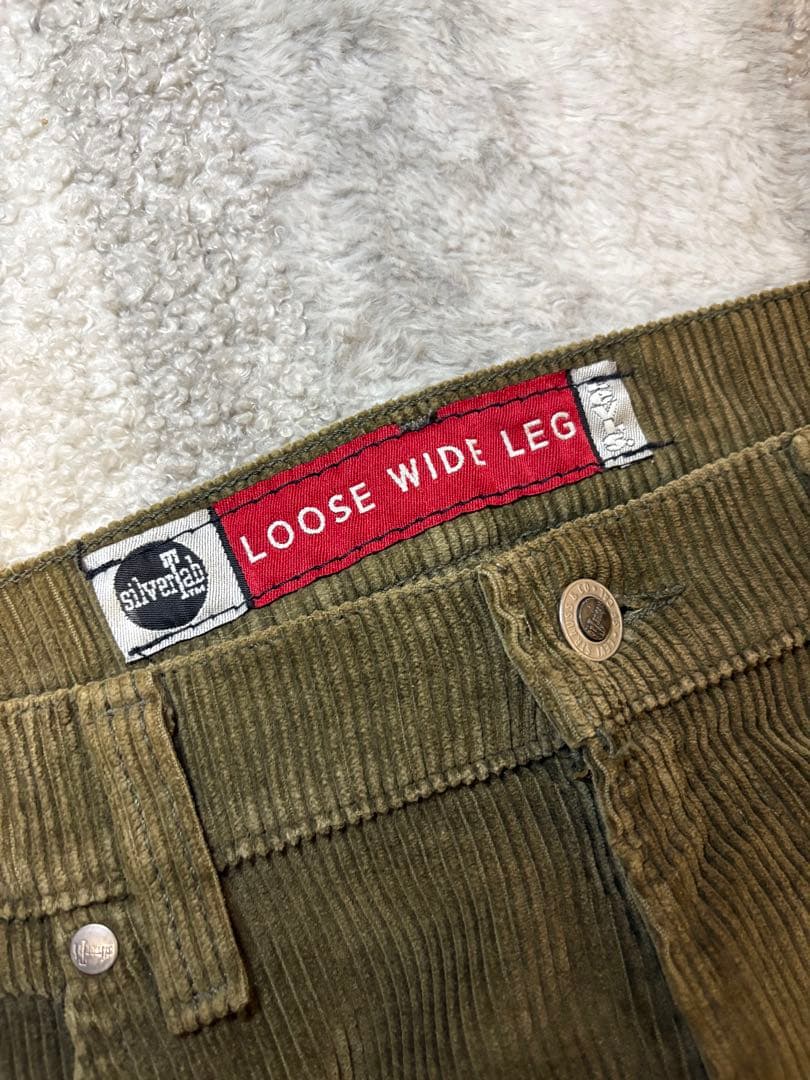 90s Levi’s SilverTab W36 オリーブ コーデュロイ