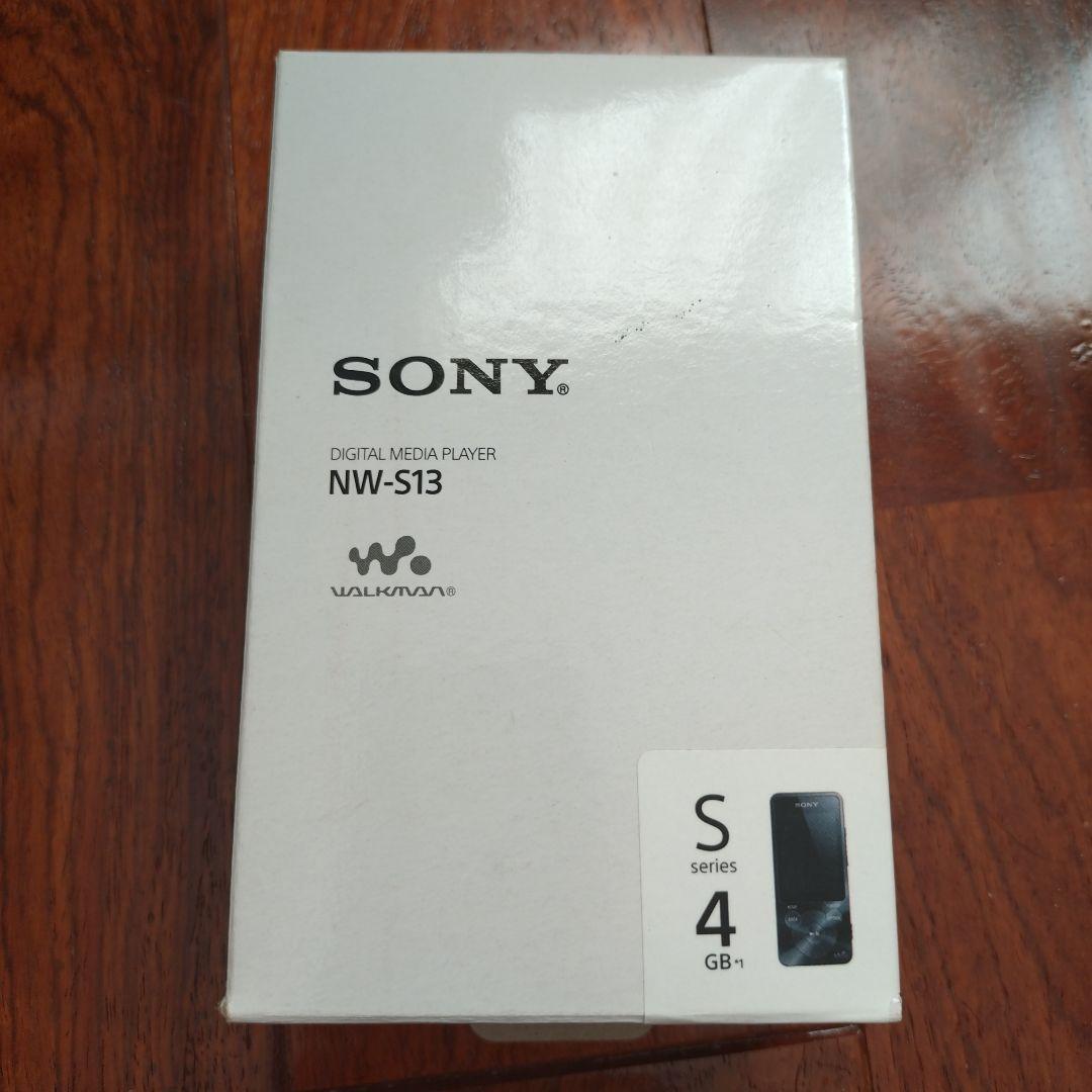 SONY NW-S13 デジタルオーディオプレーヤー 4GB　未使用近い保管