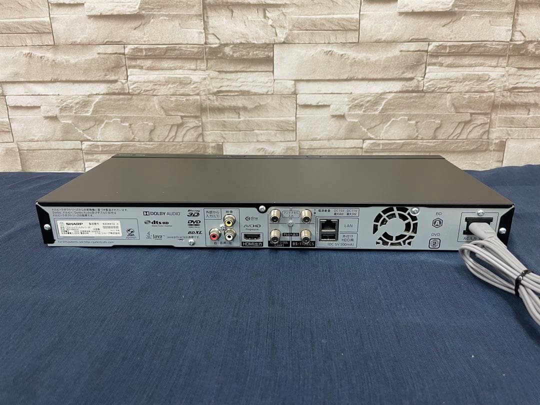 SHARP AQUOS BD-NW510 ブルーレイレコーダー　シャープ