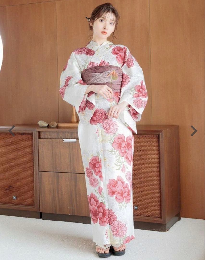 dita 大正ロマン牡丹寄せ　浴衣セット　(公式サイト売り切れ品)