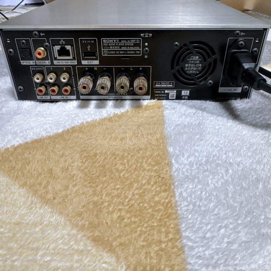 SONY HAP-S1 ハードディスクオーディオプレーヤーシステム（美品）