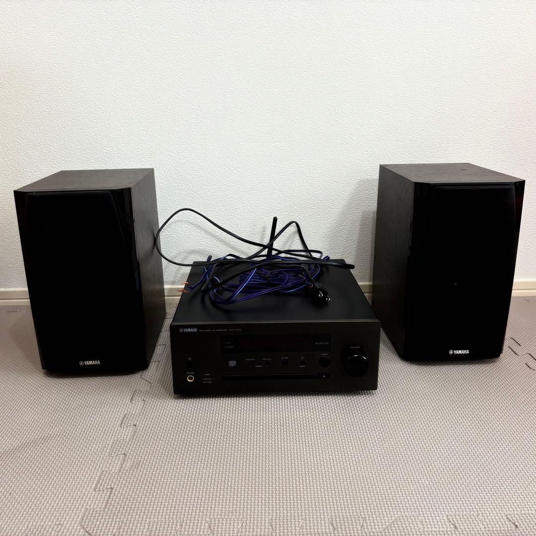 【ミニコンポ＋スピーカー２台】YAMAHA CRX-N470 CDレシーバー