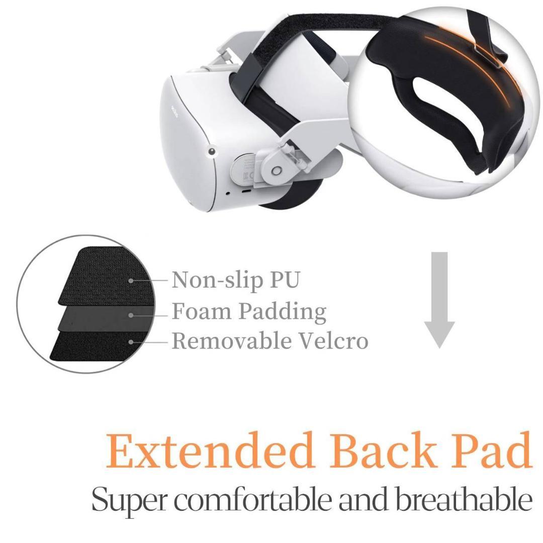 VR用ヘッドストラップで快適性を向上