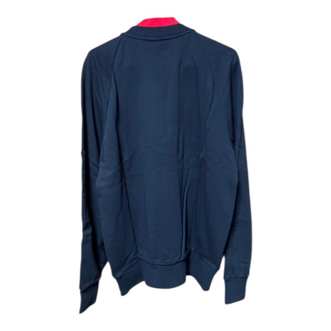 DIESEL 黒赤 ジップアップ トレーナー