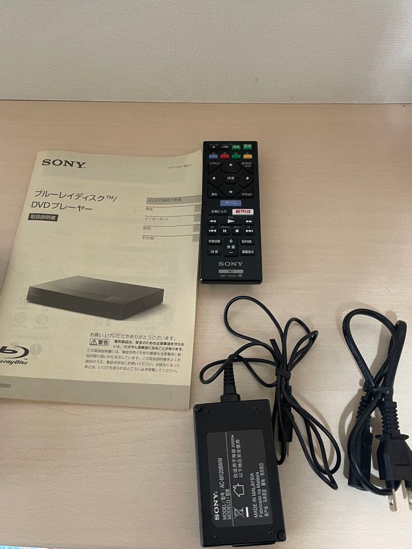 【美品】SONY ブルーレイディスクDVDプレイヤー BDP-S6500
