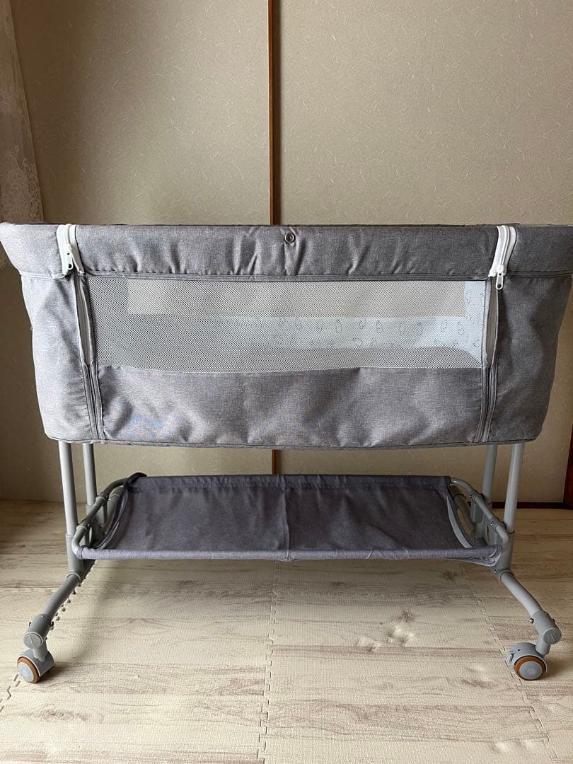 ZOOOBLY ミニベビーベッド 折りたたみ式 美品　ベビー敷布団セット