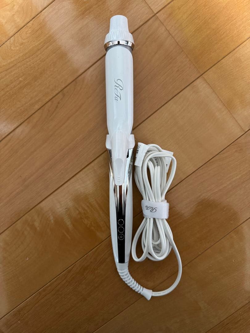 RE-AF00A ホワイト カールヘアアイロン　リファビューテック