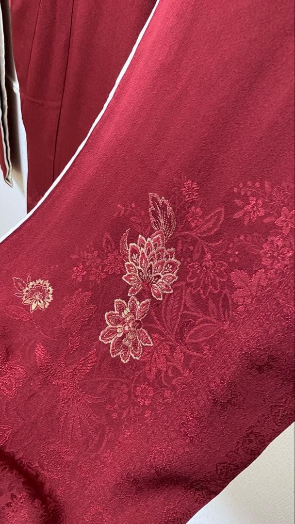 本日限定価格！！振袖フルセット 山本寛斎 小物フルセット 赤 レッド