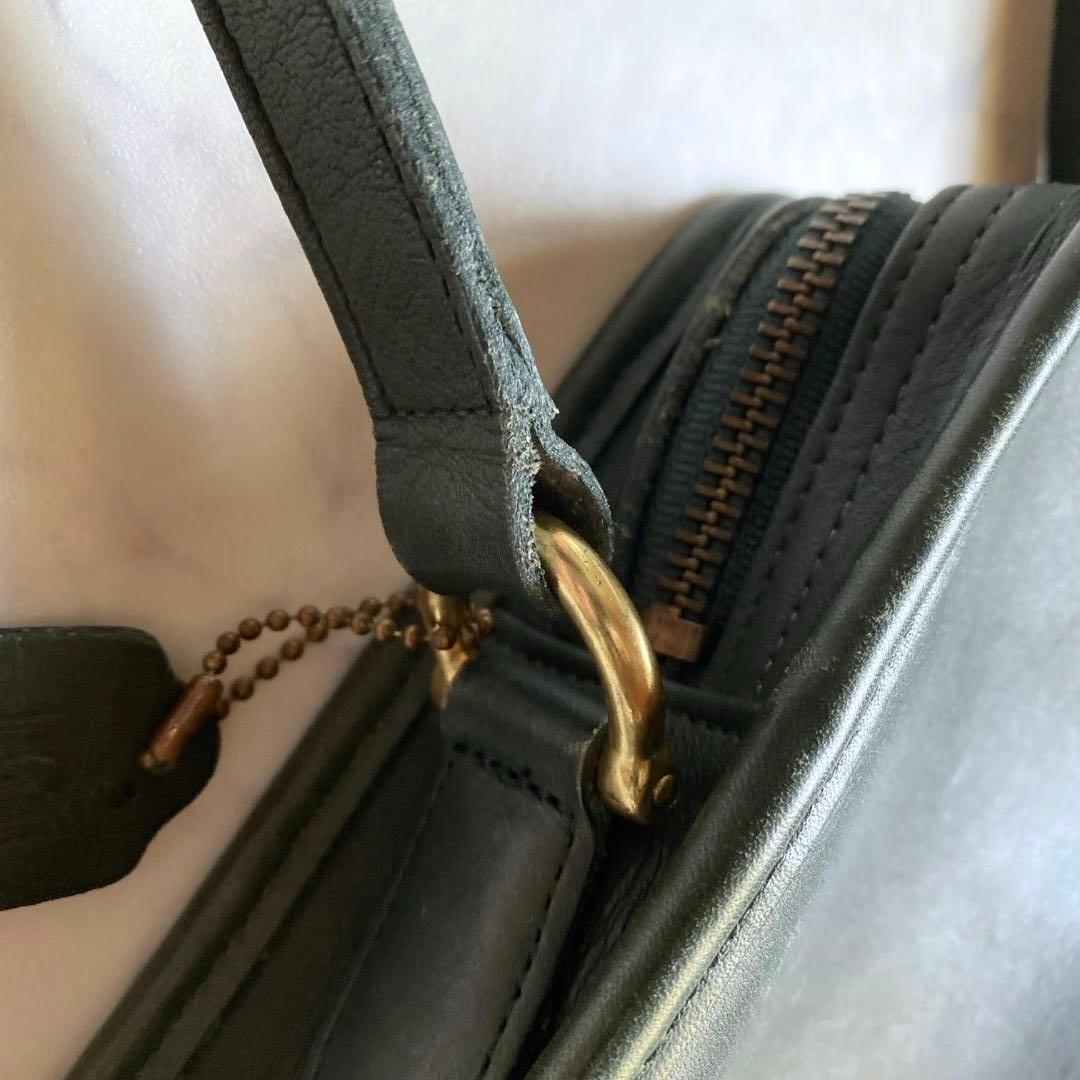 COACH オールドコーチ ショルダーバッグ クロスボディ USA製 グリーン