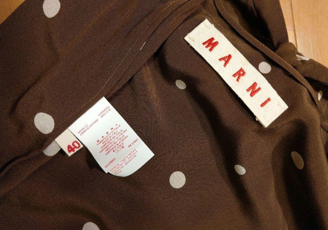MARNI　シルクワンピース