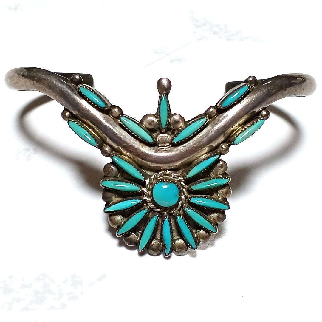 ラストタイガー　インディアンジュエリー　ズニ　バングル