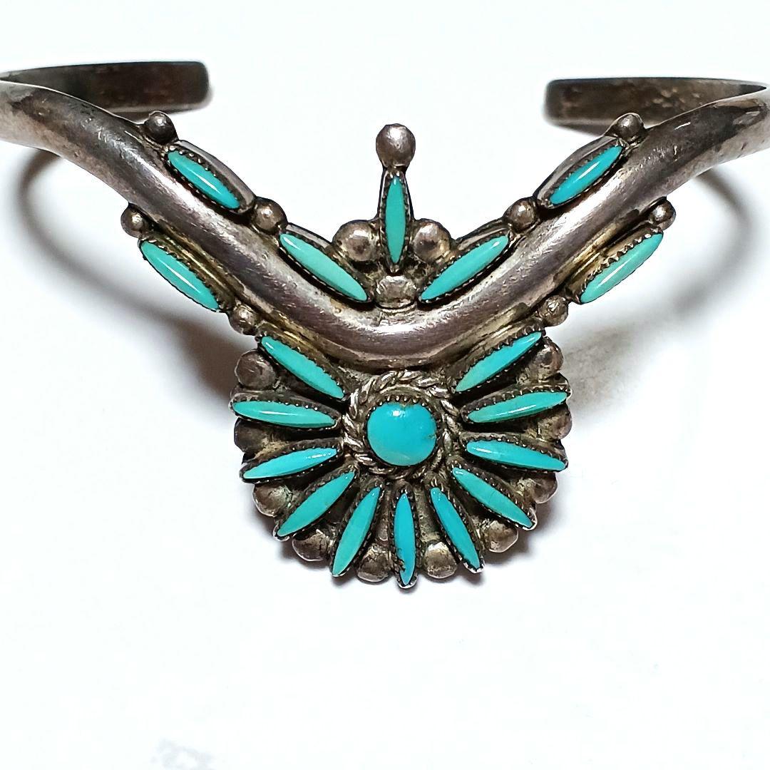 ラストタイガー　インディアンジュエリー　ズニ　バングル