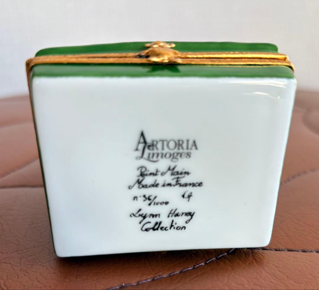 【限定生産品】リモージュボックス サンタクロース&動物たち クリスマスオブジェ