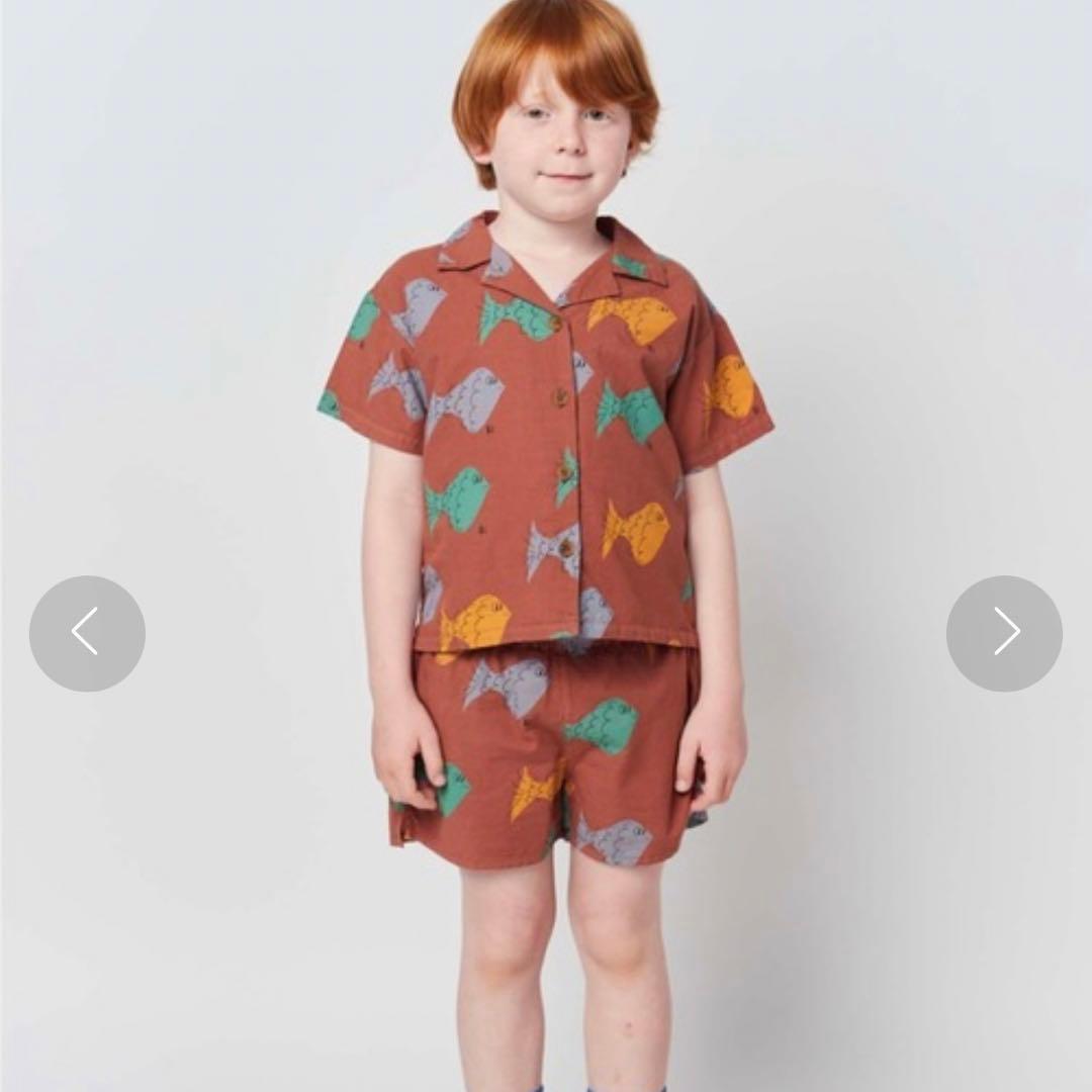 BOBO CHOSES 魚柄セットアップ　2-3y 98cm