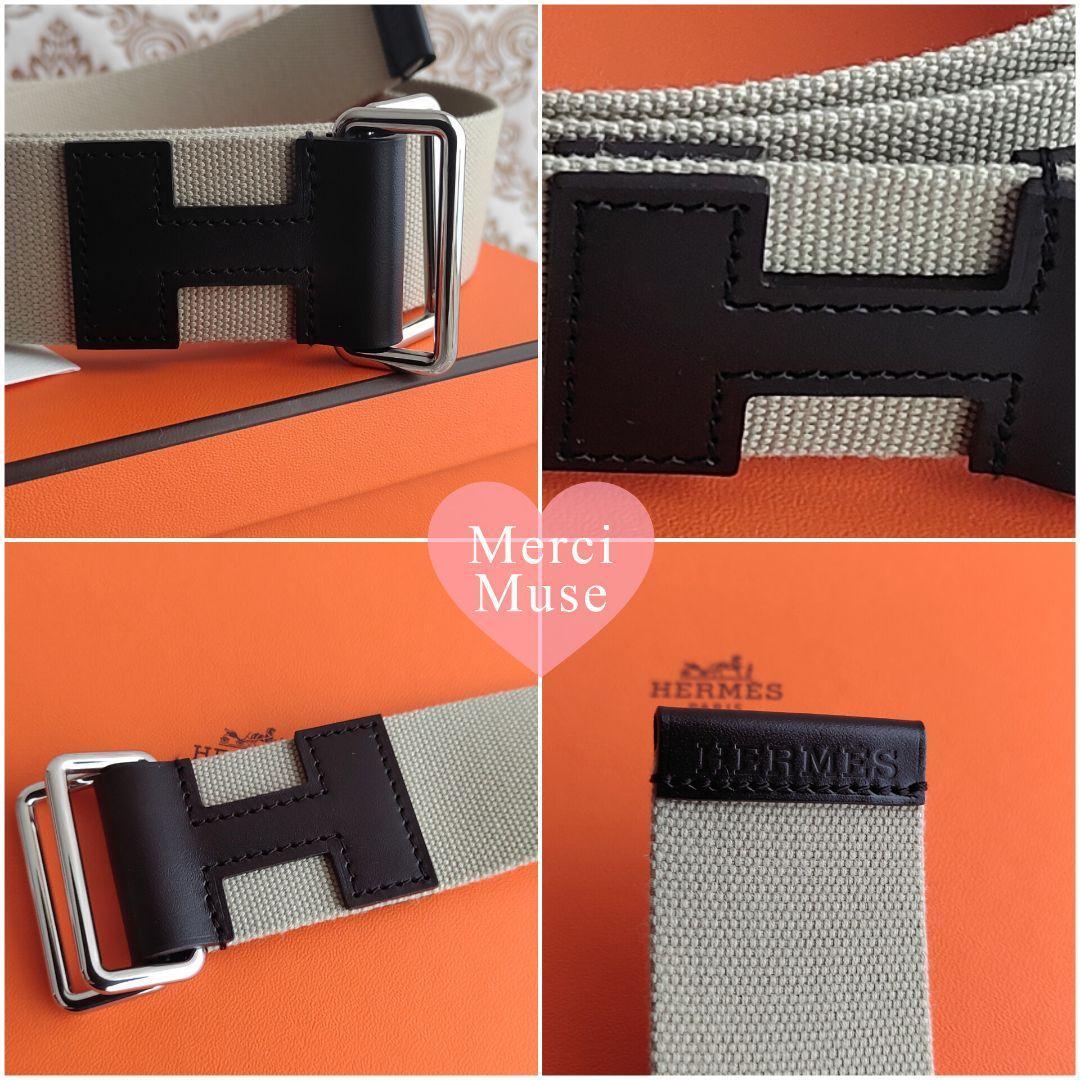 ❤お得なお品❤ノマド 40 ベルト「M」ノワールｘベージュ エルメス B刻印