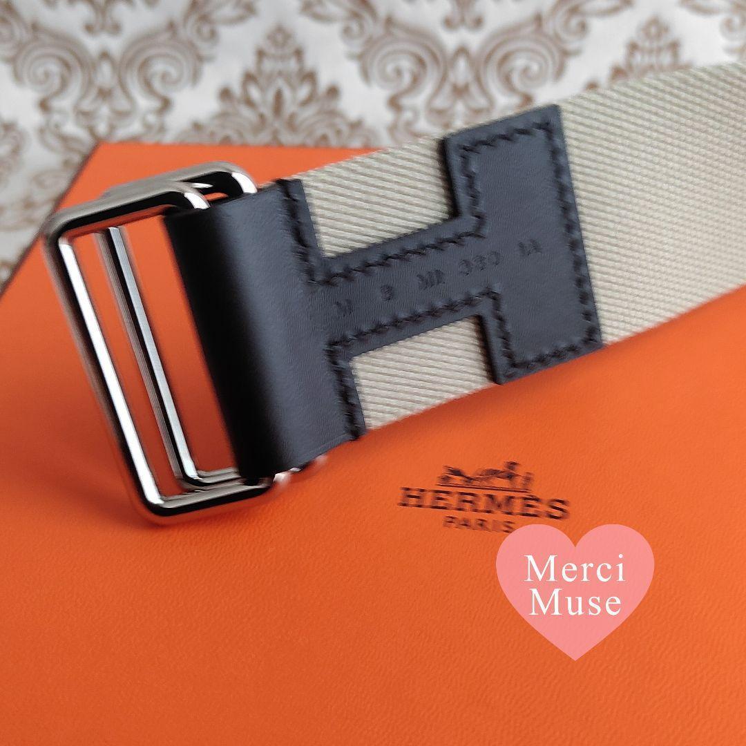 ❤お得なお品❤ノマド 40 ベルト「M」ノワールｘベージュ エルメス B刻印
